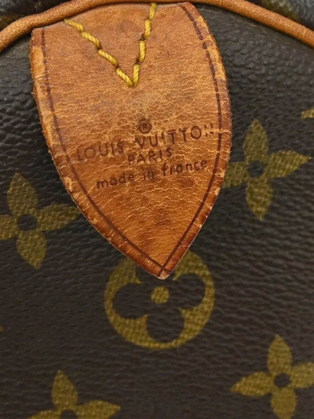 Best05 LOUIS VUITTON SPEEDY 35 HANDBAG MONOGRAM CANVAS